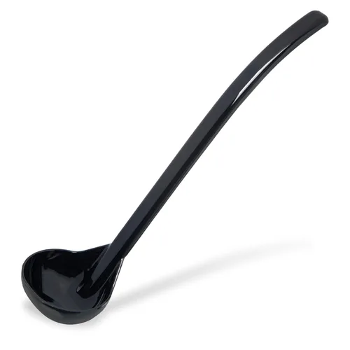 CFS 029503 Carly - Cucharón de plástico para servir, 0.45 onzas, color negro