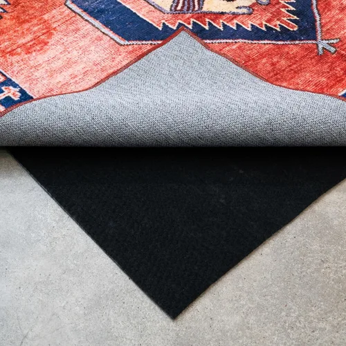 Hold-a-Rug Almohadilla de Felpa 3' x 5' Antideslizante, Base Antideslizante para Alfombra, Agarre Reversible, ¼ de Grosor, Segura para Todos los