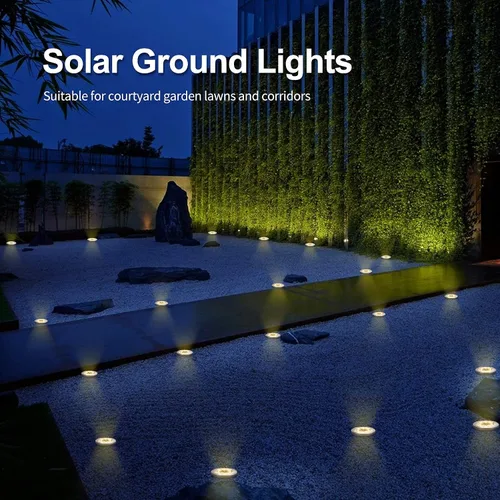Miniatura 7 de Pozzolanas - Lote de 12 luces solares para suelo
