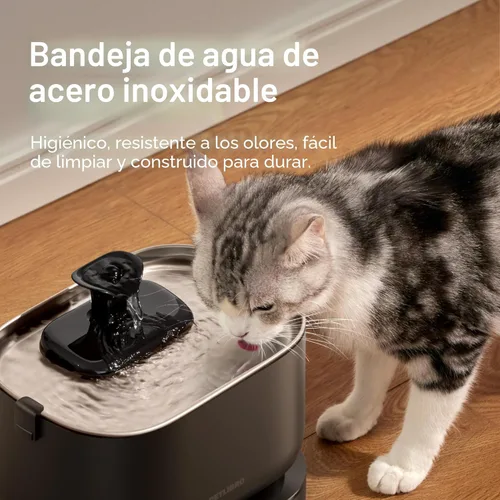Miniatura 4 de PETLIBRO - Dockstream - Dispensador automático de agua potable para gatos, perros y mascotas, inalámbrico, que funciona con batería, con bomba
