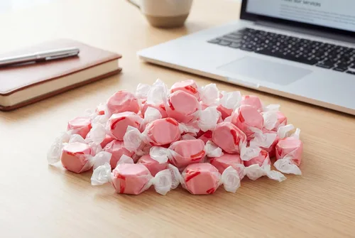 Miniatura 3 de Cinnamon Salt Water Taffy 1 lb - Soft Chewy Candy, Sweet & Spicy Flavor, Individually Wrapped Bulk Classic Old Fashioned Treat