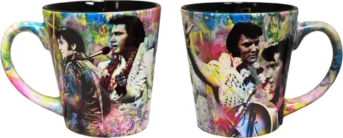 Miniatura 3 de Elvis Presley - Taza en relieve con motocicleta