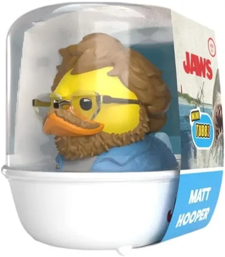 Miniatura 11 de TUBBZ Figura coleccionable de pato de goma de vinilo de Bruce The Shark de edición en caja, producto oficial de Jaws, TV, películas y videojuegos