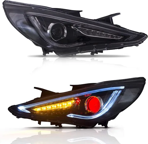 Miniatura 10 de VLAND Faros delanteros y luces traseras aptos para Lexus IS250 IS350 IS 220d 2006-2012 (luces traseras no para IS250C 350C/convertible), faro 11-14