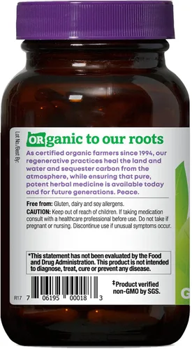 Miniatura 3 de Oregon's Wild Harvest Suplemento de hierbas orgánicas de Saw Palmetto Pygeum en cápsulas veganas - 90