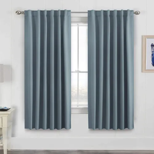 Miniatura 27 de H.VERSAILTEX Cortinas opacas con aislamiento térmico, paneles de tratamiento de ventana, cortinas opacas para oscurecer la habitación, cortinas Gris
