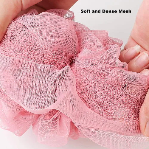 Miniatura 3 de Mesh Pouf Bath Sponge Exfoliating Shower Ball Pom Cleaning Accessory
