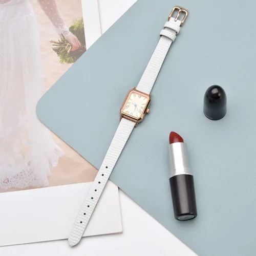 Miniatura 2 de ANNEFIT Correa de reloj de cuero para mujer, 0.394 in, 0.472 in, 0.512 in, 0.551 in, 0.591 in, 0.630 in, 0.709 in, 0.787 in, correa de repuesto