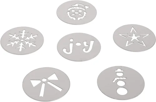 Miniatura 2 de OXO Good Grips - Juego de discos navideños para galletas, Metálico