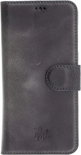 Miniatura 7 de Venito Florence - Funda de piel compatible con Samsung Galaxy S9, extra segura con bloqueo RFID, cartera desmontable para teléfono (gris decolorado)