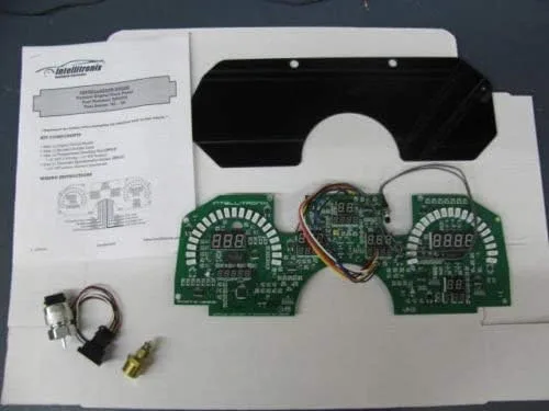 Miniatura 2 de Intellitronix Corp. 1982-1990 Camaro LED Digital Dash Panel de reemplazo (azul) DP4003B
