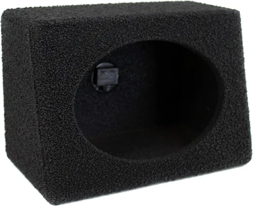 Miniatura 6 de Q Power Caja de altavoces de 6 x 9 pulgadas Recinto de audio con acabado duradero de spray de revestimiento de cama negro con conectores de copa