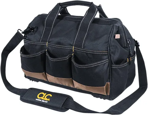 Miniatura 2 de CLC Custom Leathercraft 1534 - Bolsa de mano de 16 pulgadas con bandeja superior de plástico, 23 bolsillos
