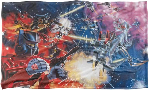 Miniatura 2 de Manta Transformers, 36 x 58 pulgadas, Autobot Box Art Silky Touch Super Soft