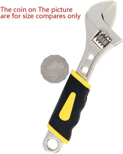 Miniatura 4 de Utoolmart Llave ajustable de agarre TPR de 6 pulgadas y 0.748 in de apertura 1 unids
