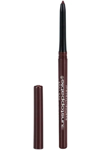 Miniatura 7 de Maybelline Lápiz Delineador de Ojos Mecánico Marrón Impermeable Unstoppable, Fácil de Aplicar, Deslizamiento Suave, Hasta 24 Horas de Uso, Cinnabar
