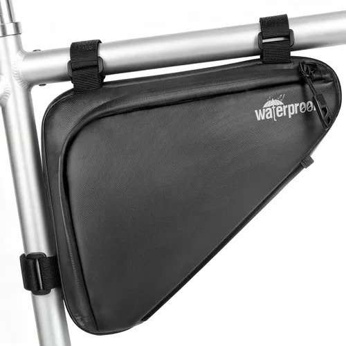 NDakter Bolsa de Almacenamiento para Cuadro de Bicicleta 2L, Bolsa Triangular Impermeable para Bicicleta, Paquete de Ciclismo para Teléfono,