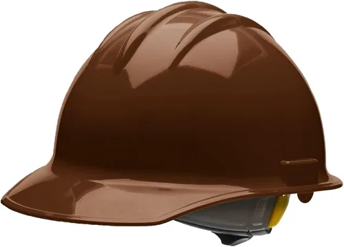 Bullard Casco de seguridad estilo gorra S30 de 3 costillas con suspensión de trinquete de 6 puntos y almohadilla de algodón para cejas
