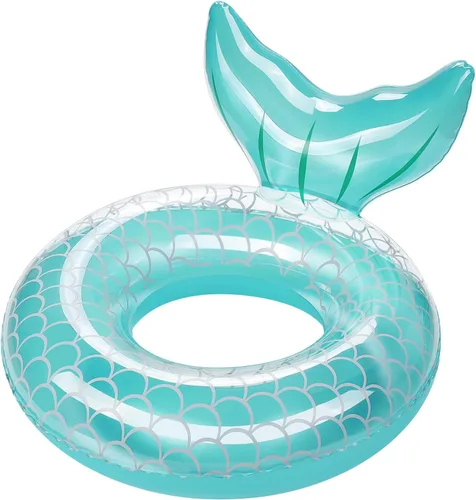 HeySplash Pool Floats Kids, Inflatable Swimming Ring Swim Tube Floaties, Summer Water Fun Beach Party Swimming Pool Toys for Kids Children Water
