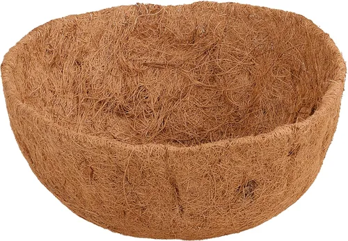 Miniatura 12 de Arcadia Garden Products - Forro de coco extra duradero 1547B de 12 pulgadas para macetas redondas colgantes, forro de repuesto de fibra de coco