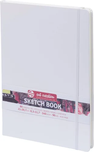 Miniatura 9 de Cuaderno de bocetos Talens Art Creation rojo 12X12 cm, 140 gramos