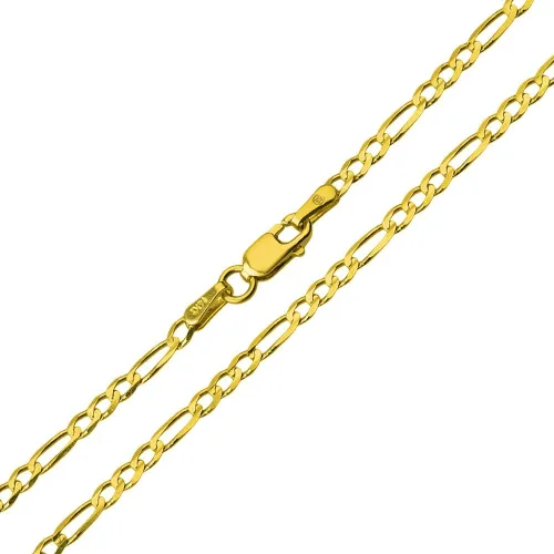 Miniatura 3 de Colgante de oro amarillo de 14 quilates con medalla milagrosa ovalada de Jesucristo con cadena Figaro