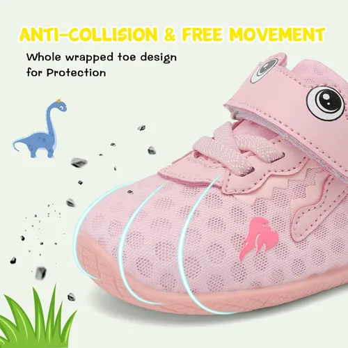 Miniatura 5 de JIASUQI Zapatos deportivos transpirables para bebés y niñas de 0 a 18 meses