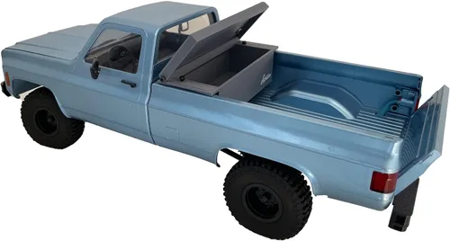 Miniatura 9 de Caja de herramientas de repuesto para caja de batería de camión, piezas de actualización para FCX18 K10 / EAZYRC Glacier RC Crawler