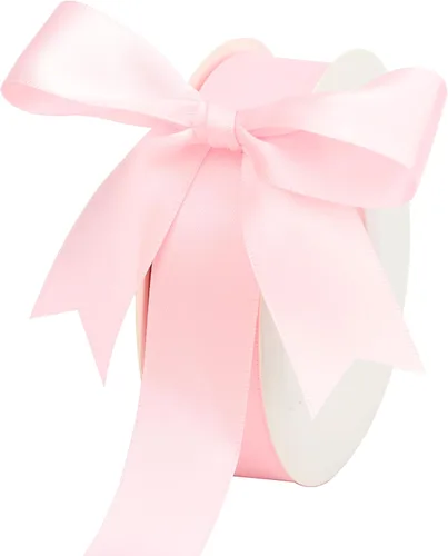 Miniatura 19 de Cinta de satén blanca de 1 pulgada de doble cara, 25 yardas para envoltura de regalos, ramo de novia, decoración de boda, decoración de fiesta