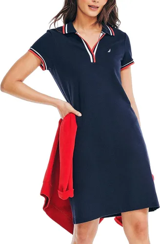Miniatura 4 de Nautica Vestido tipo polo oceánico hecho de forma sostenible para mujer