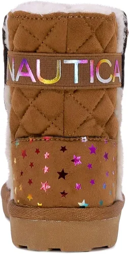 Miniatura 3 de Nautica Kids Girls Boot With Sherpa Fur For Snow And Winter-Warm Ankle Slipper Bootie (Big Kid - Little Kid - Toddler)