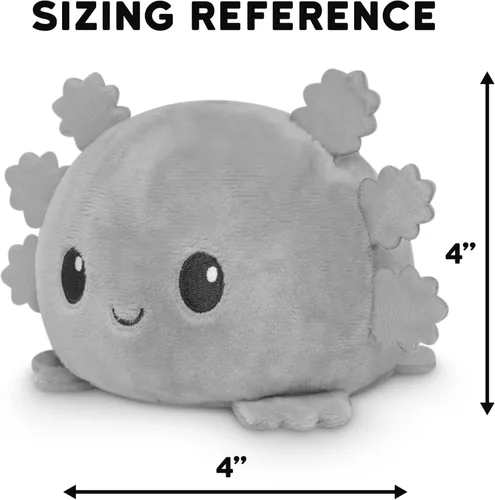 Miniatura 3 de TeeTurtle - El Axolotl de peluche original reversible - Azul + Negro - Lindos animales de peluche sensoriales para mostrar tu estado de ánimo Azul +