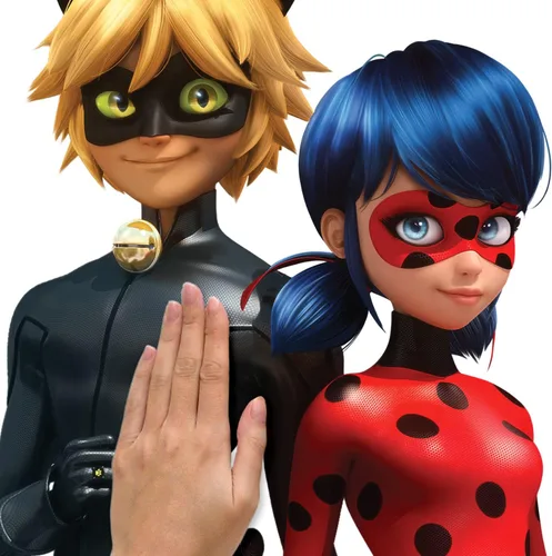 Miniatura 3 de RoomMates Miraculous: Tales of Ladybug and Cat Noir - Calcomanías de pared gigantes, vinilo, 15.65 x 41.33 pulgadas