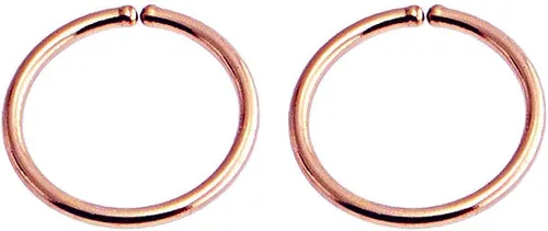 Miniatura 36 de Aretes de aro dorados y plateados para cartílago, nariz, tabique, oreja, hélix, tragus, joyería para mujer, hipoalergénicos, pequeños aros