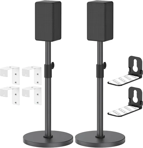 notiela Par de soportes de altavoces de alta resistencia para soportes de altavoces Sony con soporte de pared y soportes de barra de sonido Sony
