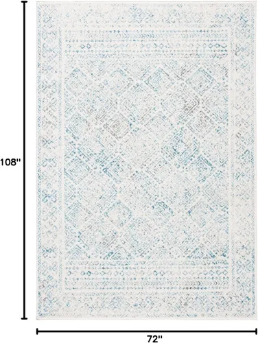 Miniatura 261 de Safavieh - Alfombra decorativa de la colección Tulum, modelo TUL264F, estilo marroquí, bohemio y desgastado, no suelta pelusa, para sala, vestíbulo