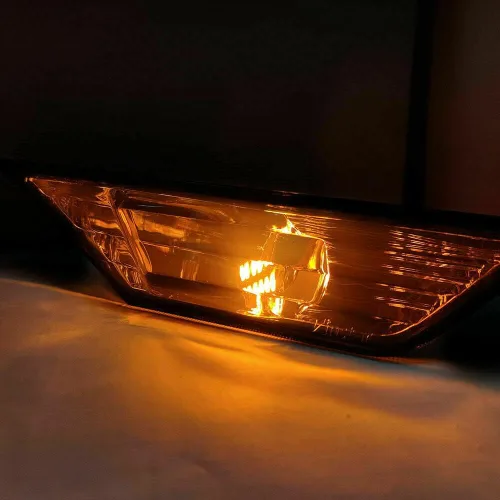Miniatura 5 de Juego de luces indicadoras de giro de faros laterales delanteros LED ámbar con lente transparente ADIIL Compatible con Honda Civic 10ª