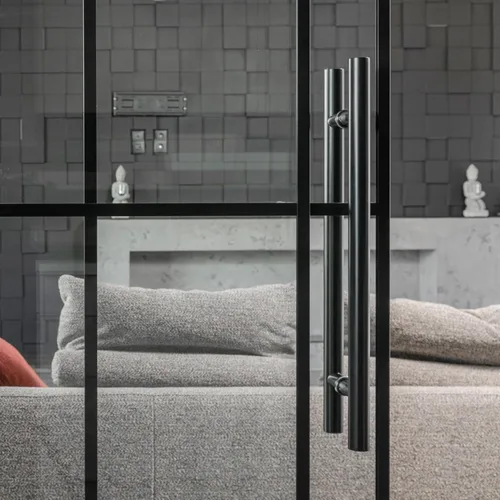 Miniatura 7 de Tiradores de 12 pulgadas, acero inoxidable 304 de grado comercial, moderno, para puertas interiores y exteriores, para puertas de vidrio y granero