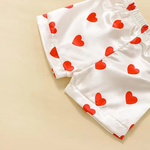 Miniatura 48 de Conjunto de pijama de manga larga con botones para niña pequeña, conjunto de ropa de dormir
