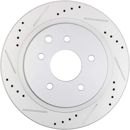 Miniatura 5 de ECCPP Juego de 2 rotores de freno traseros y 4 pastillas de freno de cerámica para Nissan Leaf 2011-2017, 2008-2017 para Nissan Rogue