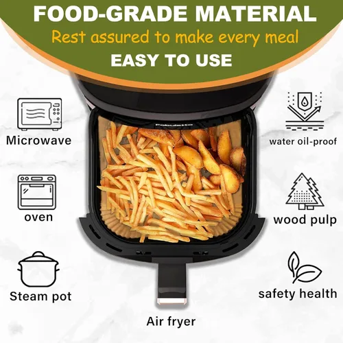 Miniatura 3 de Forros pequeños para freidora de aire COMFEE' Compact 2.1, forros de 2 cuartos de galón para freidora de aire para Instant Pot Vortex Mini, forros
