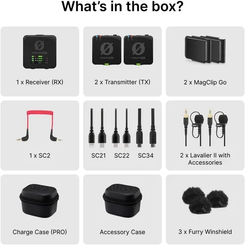 Miniatura 9 de RØDE Wireless GO III (Gen 3) - Micrófono inalámbrico compacto - Audio impecable, grabación flotante de 32 bits, control automático de nivel