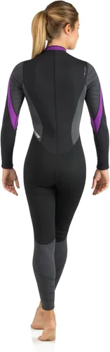 Miniatura 2 de Cressi Traje de neopreno Lady con cremallera frontal completa de 0.098 in para esnórquel, natación y actividades acuáticas, Bahia Flex, diseñado