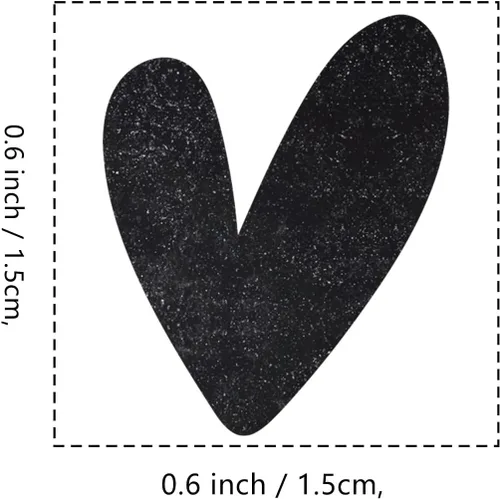 Miniatura 2 de Sello de goma Heart Love, 3/5 pulgadas, pequeño sello para álbumes de recortes, planificación de tarjetas