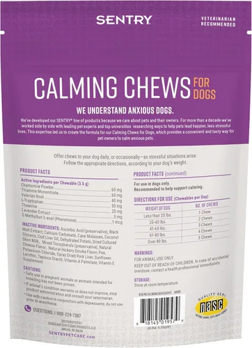 Miniatura 2 de Sentry Calming Chews for Dogs
