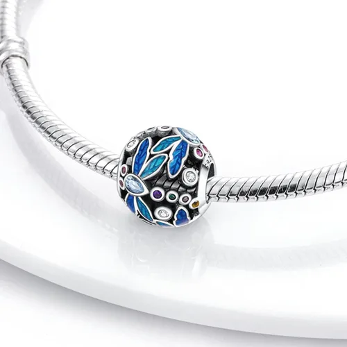Miniatura 167 de MULA - Dijes de plata de ley 925 para pulseras y collares, colgantes de letras para la familia, cuentas de viaje en avión, dijes de árbol