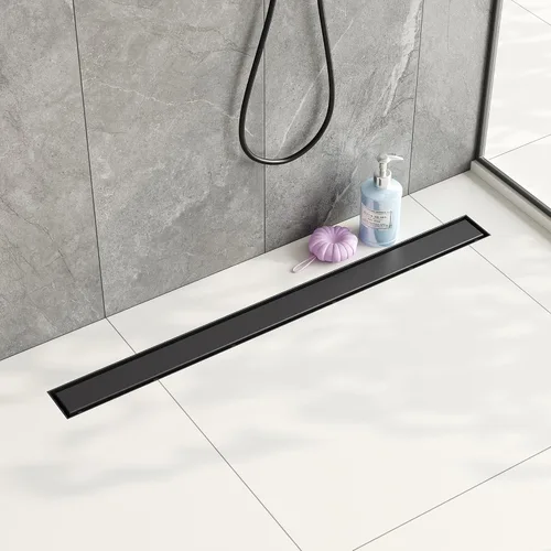 Miniatura 20 de Neodrain Drenaje lineal de ducha de 12 pulgadas con cubierta plana y de inserción de azulejos 2 en 1, drenaje de piso de ducha rectangular de acero