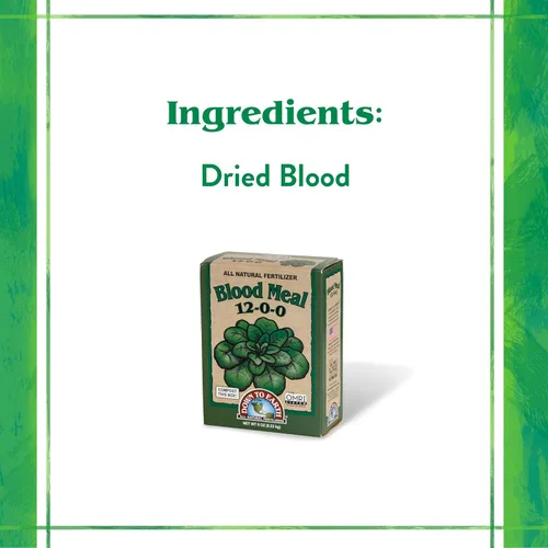 Miniatura 4 de Down To Earth All Natural Fertilizers Harina de sangre orgánica - Alimento vegetal con alto contenido de nitrógeno para crecimiento verde 12-0-0