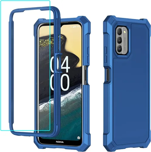 Miniatura 11 de Funda para Nokia C300/Nokia G100 con protector de pantalla, funda para teléfono Nokia C300 N155DL, protección de cuerpo completo frontal y trasera