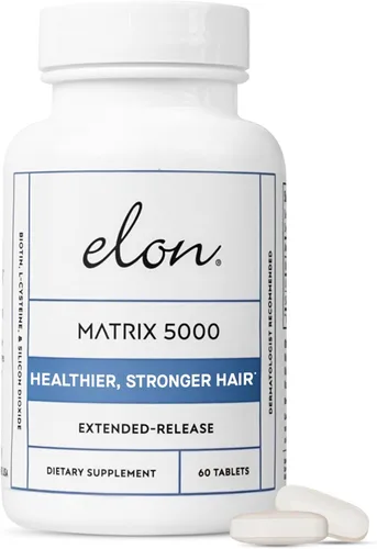 60 tabletas Elon Matrix 5000 para un pelo más saludable y fuerte